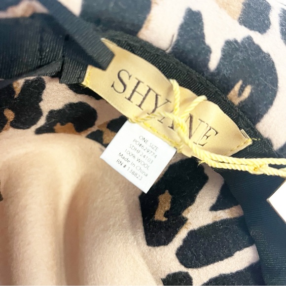 NWT SHYANNE Leopard Print Cowboy Hat with Gold Chain - Picture 7 of 8